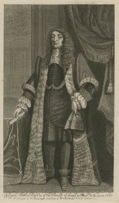 Slingsby Bethell, Xerife de Londres e Middlesex no ano de 1680 de English School