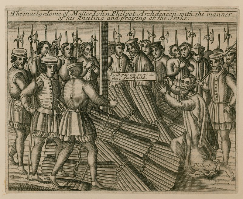 Mártires de Smithfield de English School