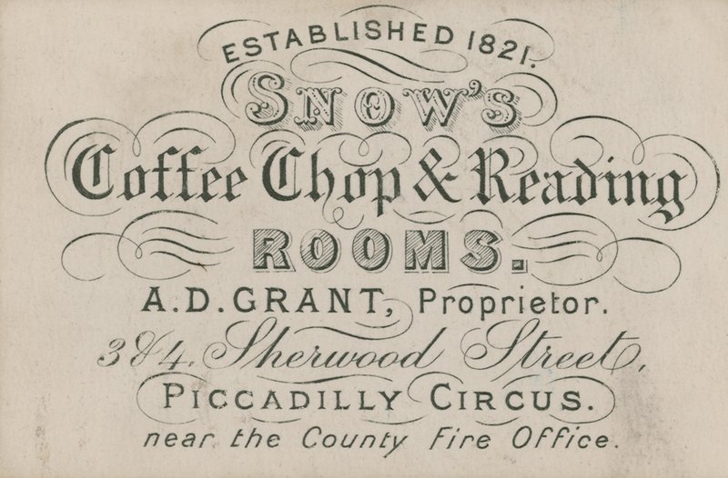 Snows Coffee Shop e Salas de Leitura de English School