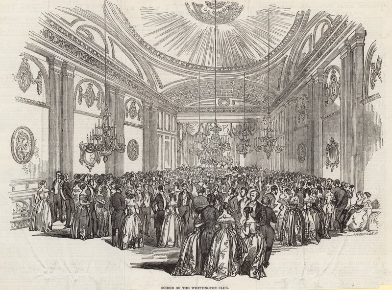 Soiree do clube de Whittington, Londres de English School