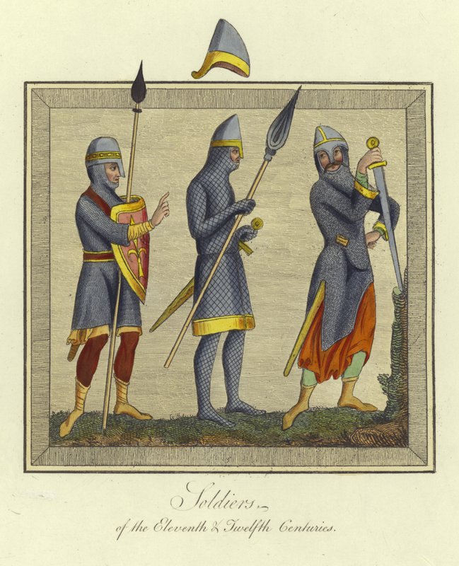 Soldados dos séculos XI e XII de English School