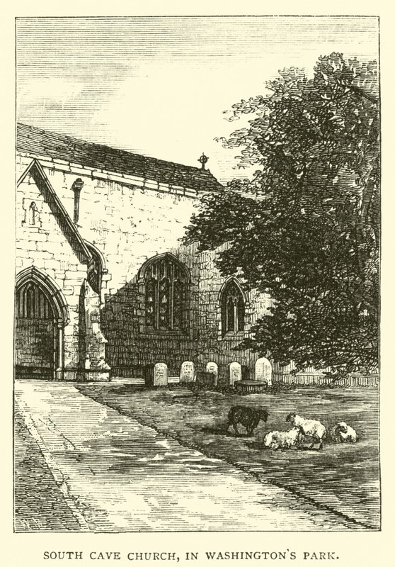 Igreja da caverna do Sul, em Washingtons Park de English School