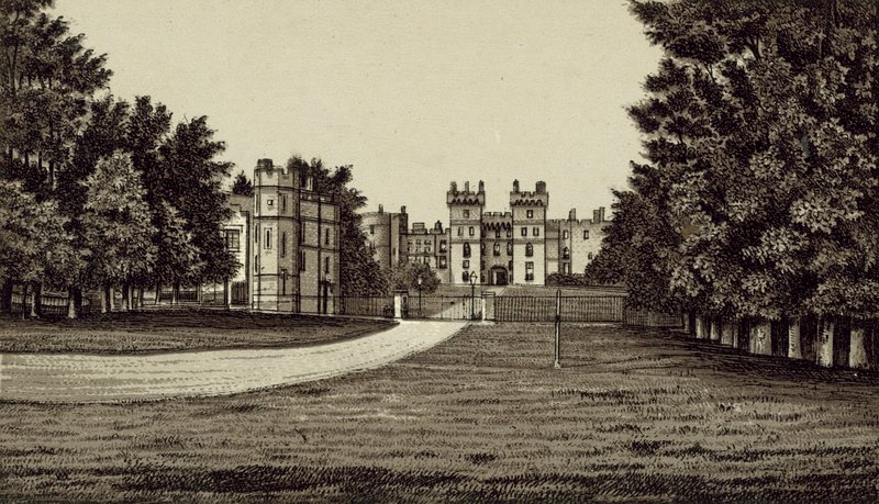 Frente Sul, Castelo de Windsor de English School