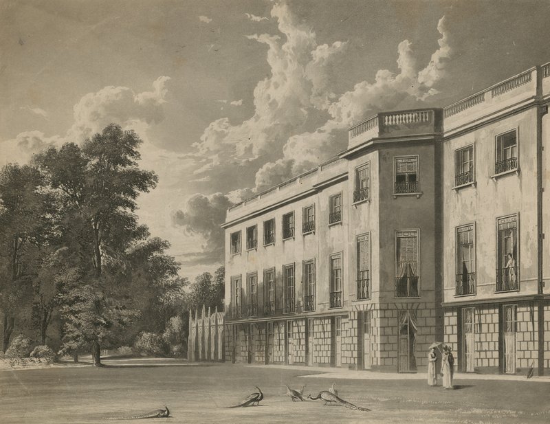 Frente sul da Carlton House de English School