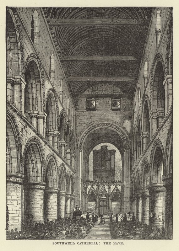 Catedral de Southwell, a nave de English School