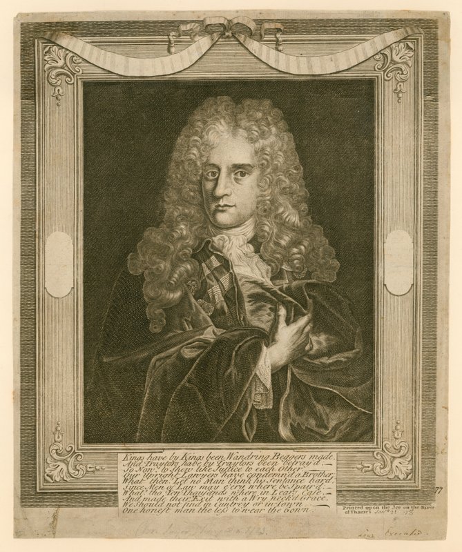 Lembrança da feira de geada de 1740 de English School