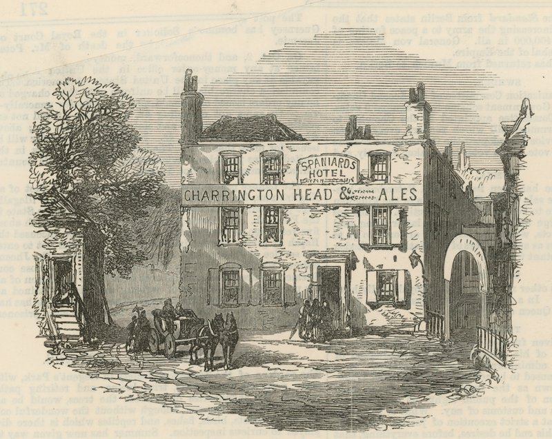 Spaniards Hotel, Hampstead Heath, Londres de English School