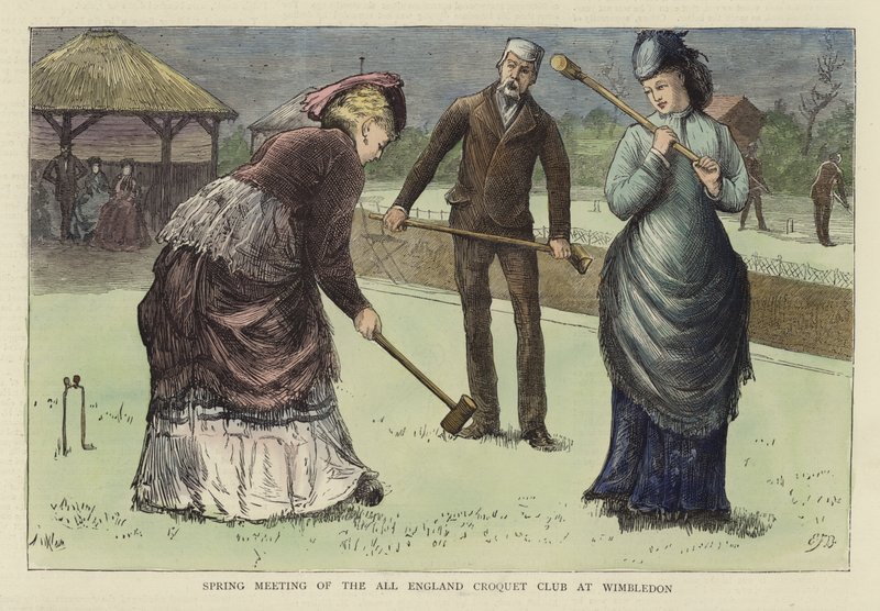 Encontro de Primavera do All England Croquet Club em Wimbledon de English School