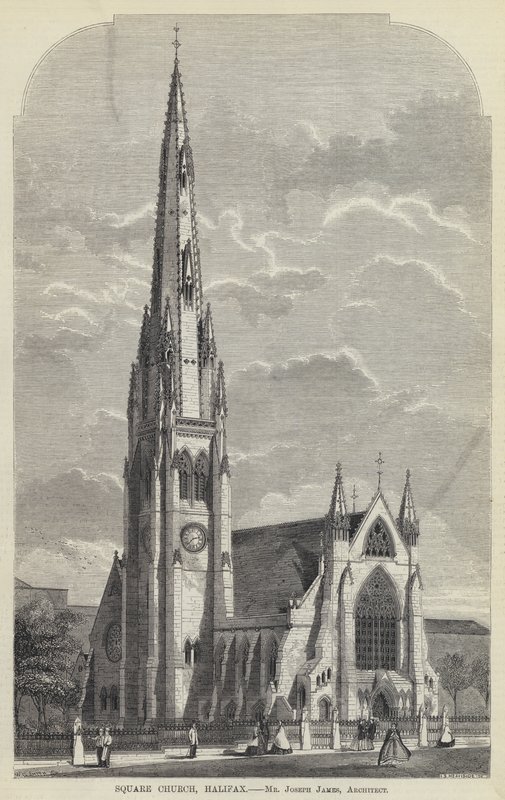 Igreja Quadrangular, Halifax (gravura) de English School