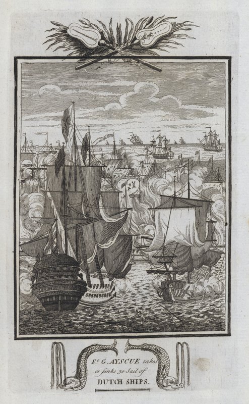 Sr G Ayscue toma ou afunda 30 Velas de Navios Holandeses (gravação) de English School