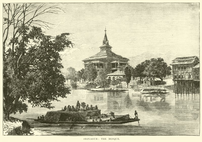 Srinagur: a mesquita de English School