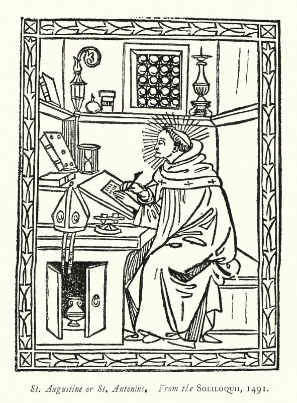 Santo Agostinho ou Santo Antonino, do Solilóquio de English School