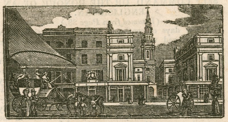Igreja de St Brides, Fleet Street, Londres de English School