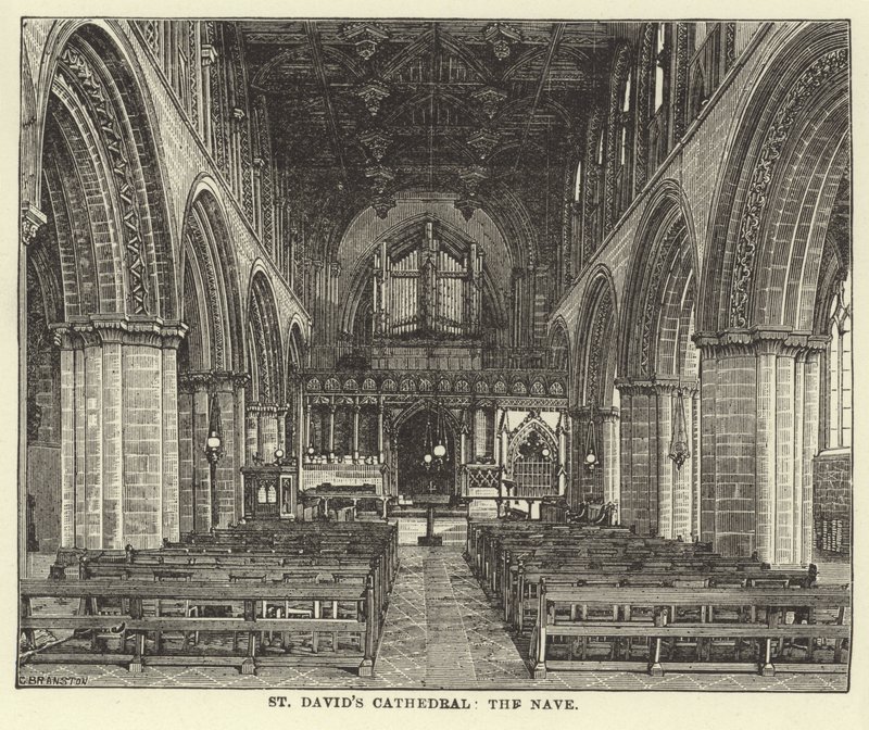 Catedral de St Davids, a nave de English School