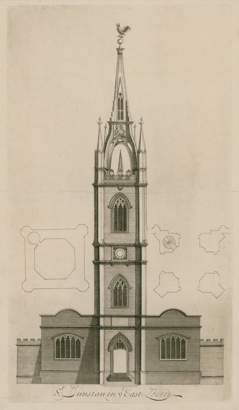 St Dunstan no leste, Londres de English School