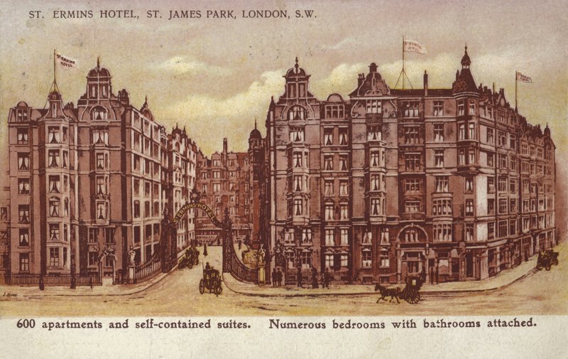 Hotel St Ermins, St James Park, Londres, Sudoeste de English School