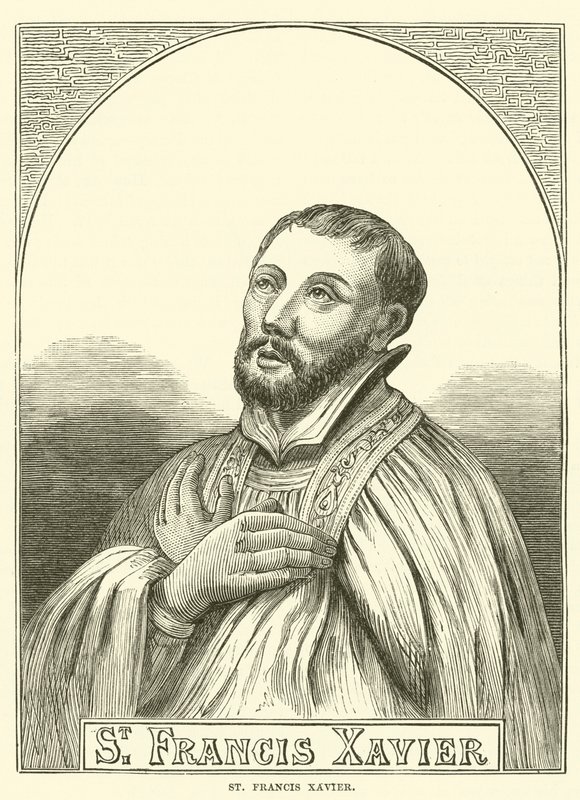 São Francisco Xavier (gravura) de English School