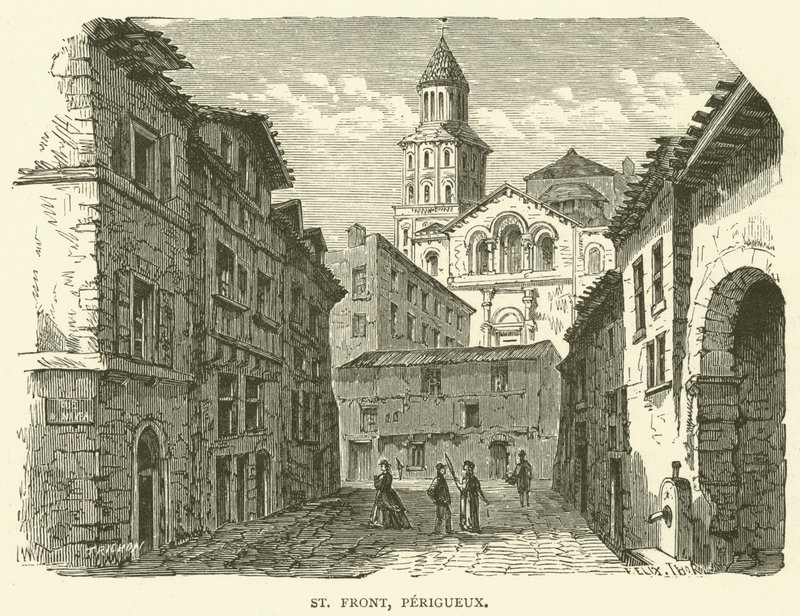 St Front, Perigueux (gravura) de English School