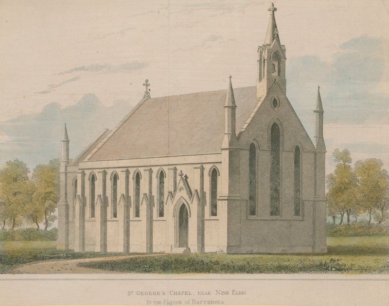 Capela de São Jorge na paróquia de Battersea de English School