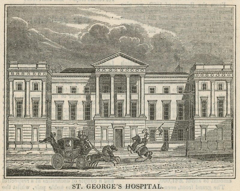 St Georges Hospital, em Londres de English School