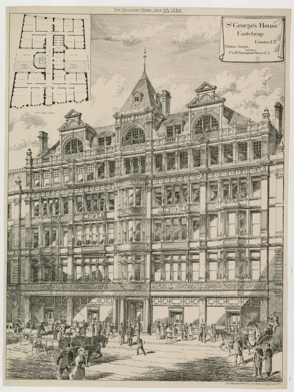 St Georges House, Eastcheap, Londres de English School