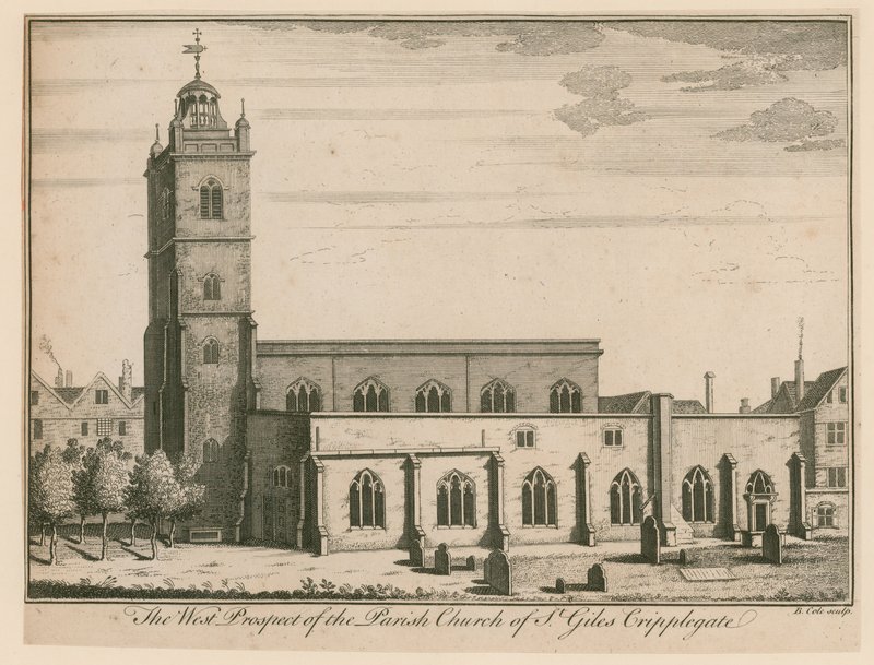 St Giles, Cripplegate, Londres de English School