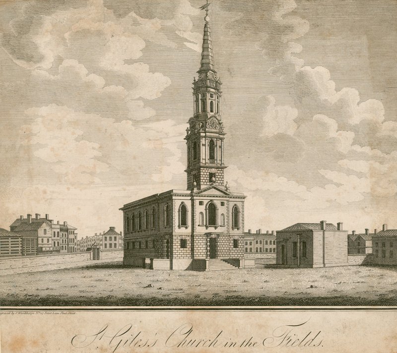 St Giles nos campos, Londres de English School