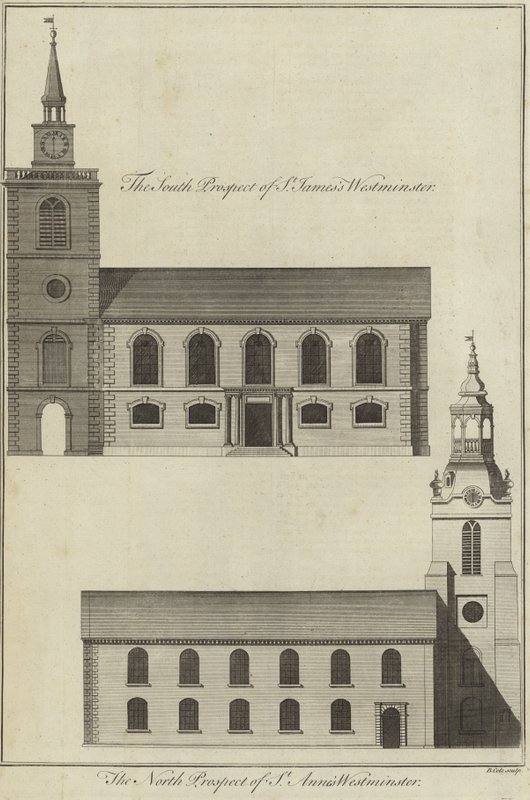 Igreja St Jamess e Igreja St Annes, Westminster de English School