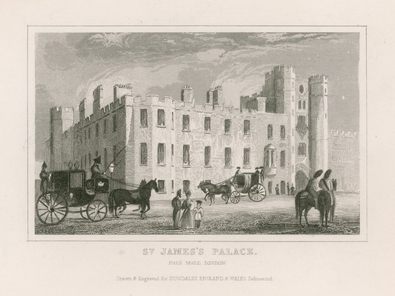 St Jamess Palace em Pall Mall de English School