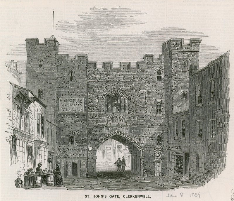 Portão de St Johns, Clerkenwell de English School