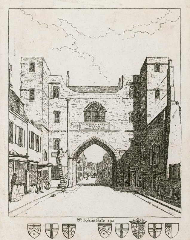 Portão de St Johns, Clerkenwell de English School
