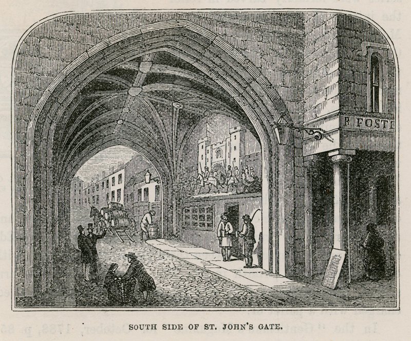 Portão de St Johns, Clerkenwell de English School