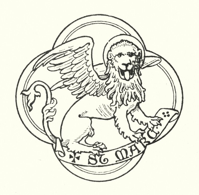 St Mark (gravura) de English School