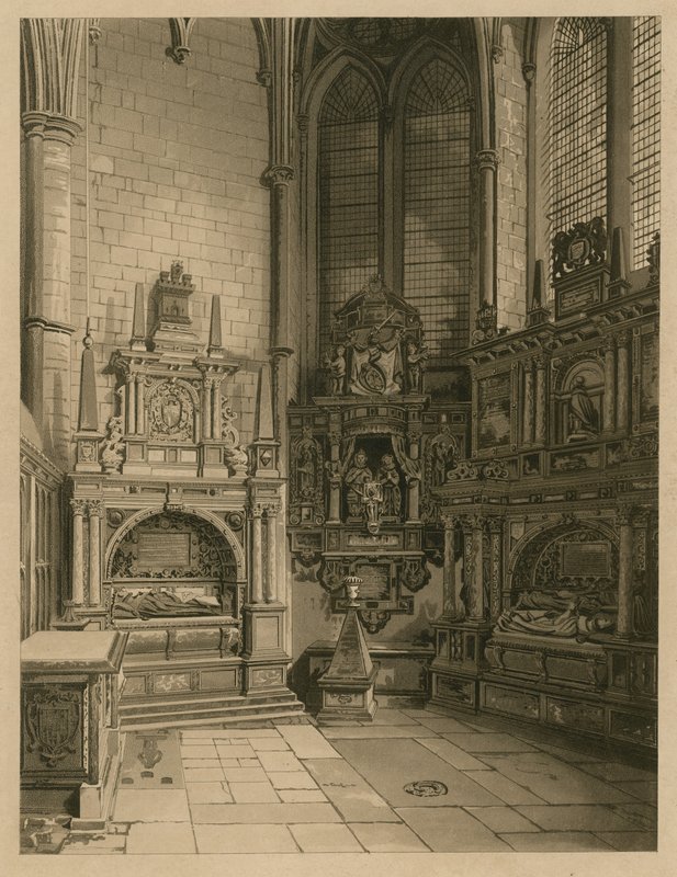 Capela nicholas, abadia westminster, londres de English School
