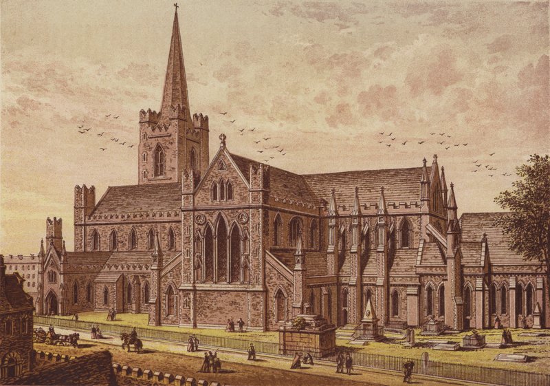 Catedral de São Patrício, em Dublin de English School