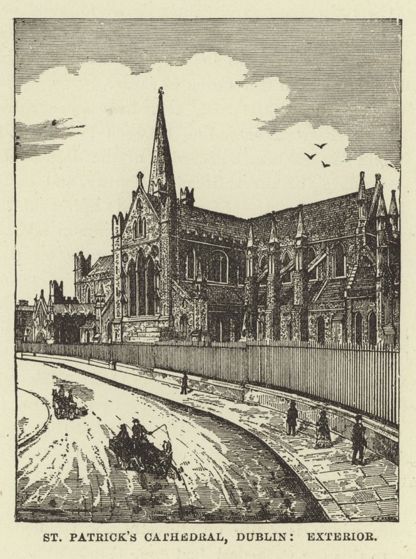 St, patricks, catedral, dublin, exterior de English School