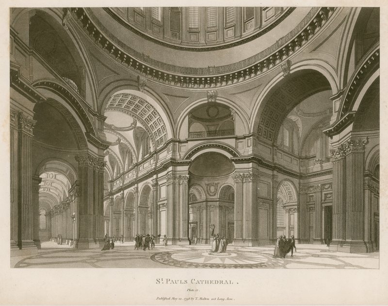 St Pauls Cathedral, em Londres de English School