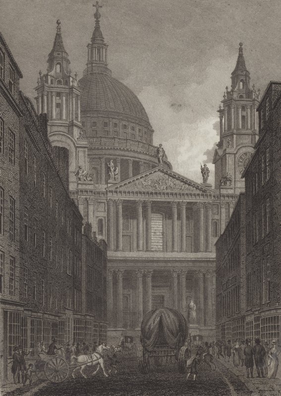 St Pauls Cathedral, em Londres de English School