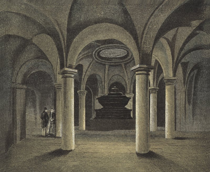 St, pauls, catedral, a, cripta, monumento, de, almirante, visconde, nelson, sob, a, cúpula de English School