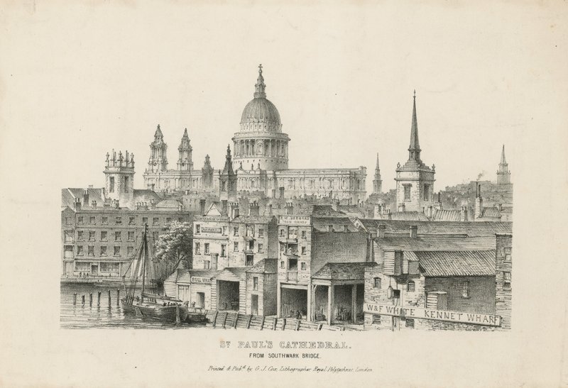 Catedral de St Pauls da ponte Southwark de English School