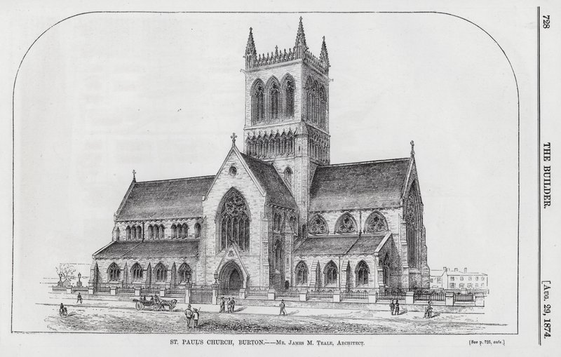 Igreja de São Paulo, Burton (gravura) de English School