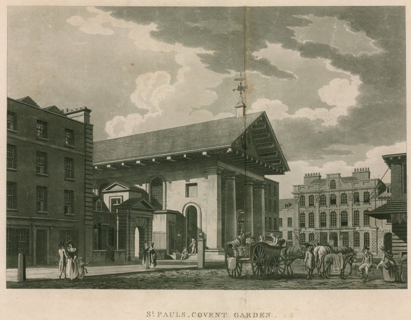 St Pauls, Covent Garden, Londres de English School