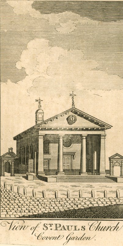St Pauls, Covent Garden, Londres de English School