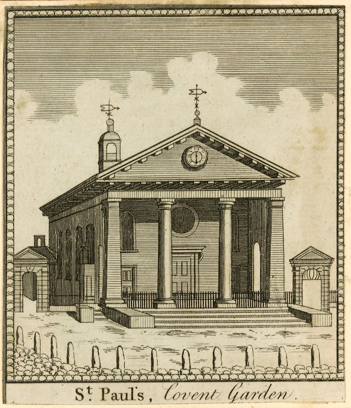 St Pauls, Covent Garden, Londres de English School