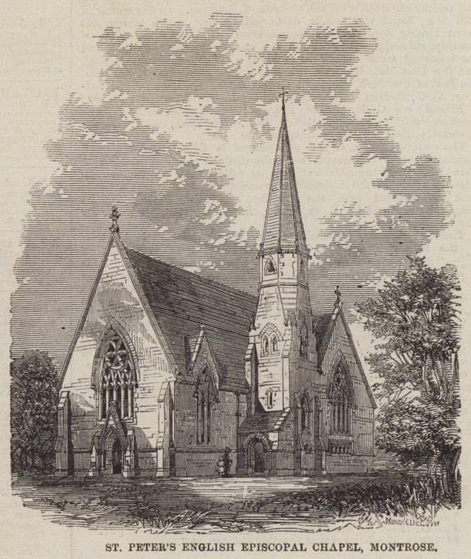 Capela Episcopal de São Pedro, Montrose (gravura) de English School