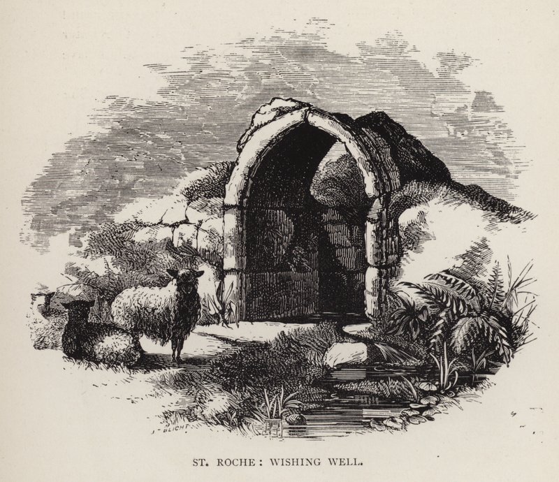 São Roche, poço dos desejos (gravura) de English School