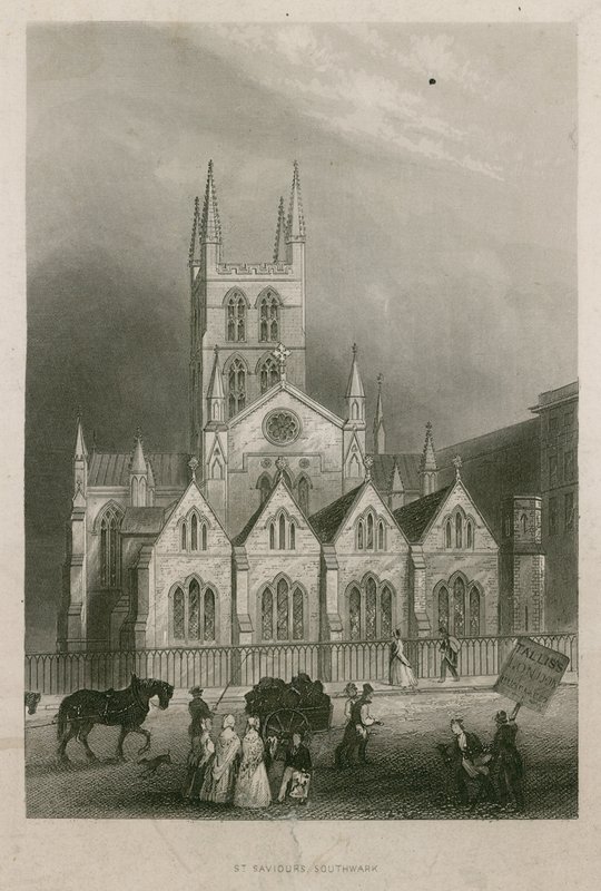 St Saviors Church, Southwark, Surrey de English School