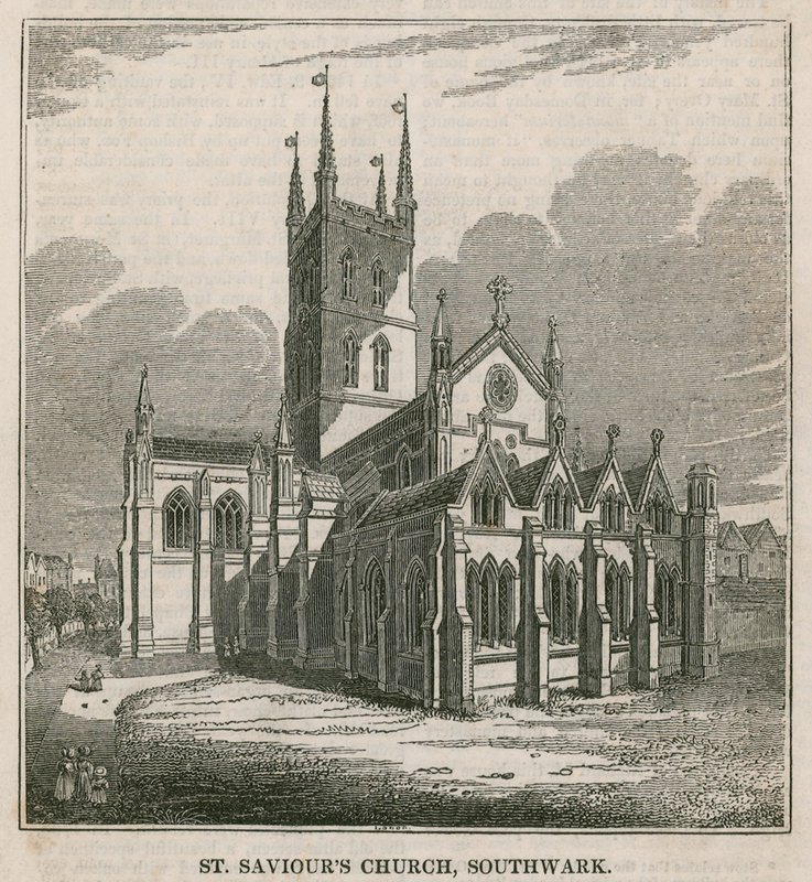 St Saviors Church, Southwark, Surrey de English School