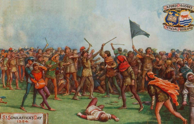 Dia da Santa Escolástica, 1354 de English School