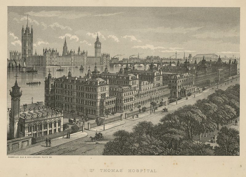 St Thomas Hospital, em Londres de English School